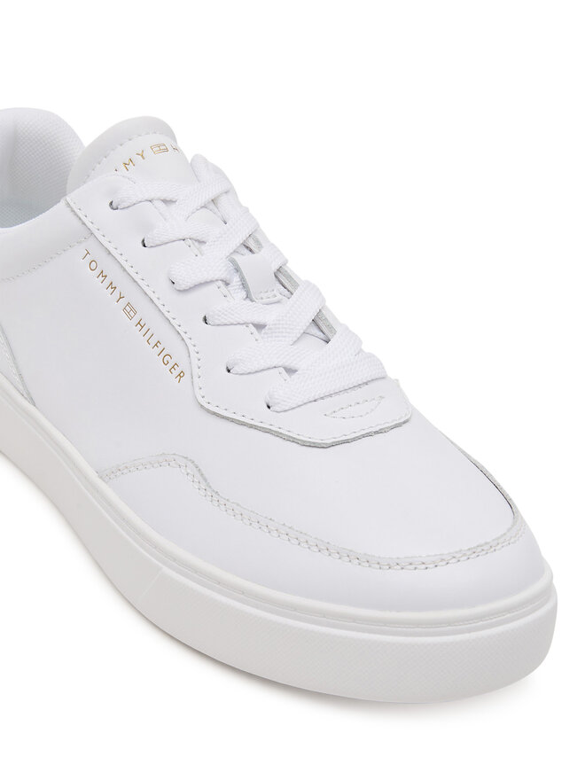 Tommy Hilfiger Sneakersy Tommy Hilfiger Casual Cupsole FW0FW08689 Biały