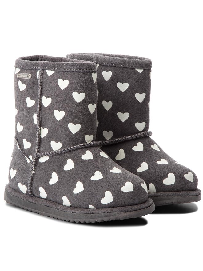 EMU Australia Апрески EMU Australia Brumby Heart K11829 Сив