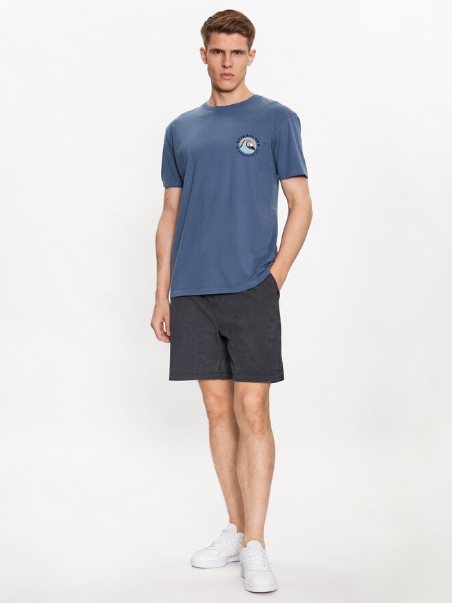 Quiksilver Quiksilver Marškinėliai Qs Bubble Stamp EQYZT07258 Mėlyna Regular Fit