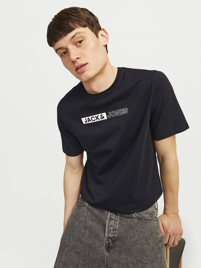 Jack&Jones Jack&Jones T-Shirt Corp 12233999 Μαύρο Standard Fit