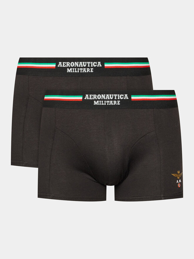 Aeronautica Militare Aeronautica Militare Pack de 2 bóxers AM1UBX001 Negro