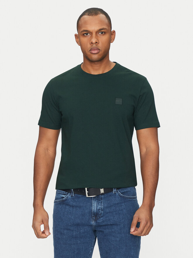 BOSS BOSS Camiseta Tales 50508584 Verde Relaxed Fit