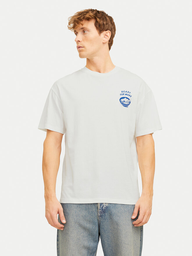 Jack&Jones Jack&Jones Camiseta Charge 12269384 Blanco Relaxed Fit