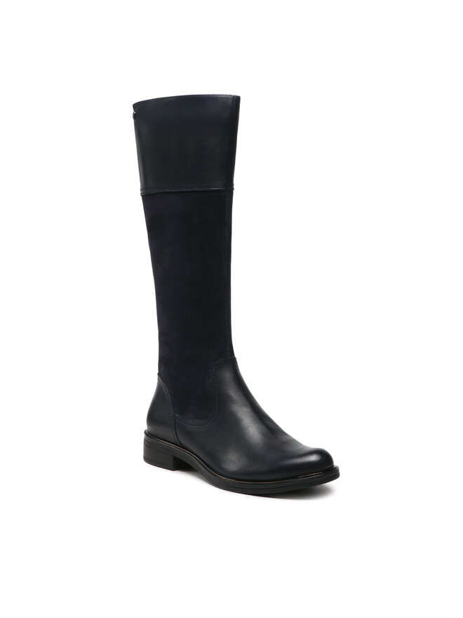 Bottes cavalières bleu marine hot sale