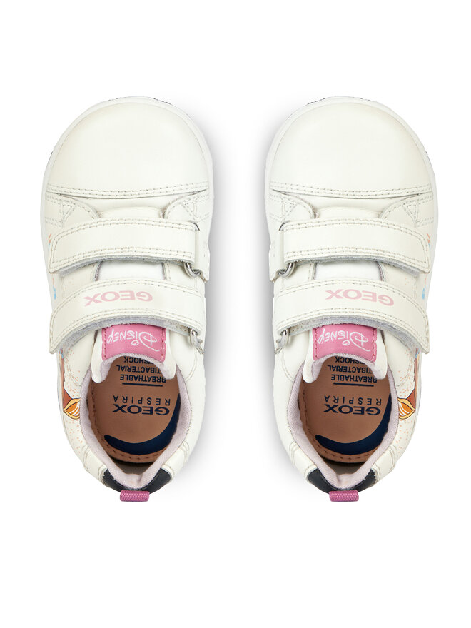 Geox Sneakersy Geox B New Flick Girl B361HA 00085 C0404 M Bílá