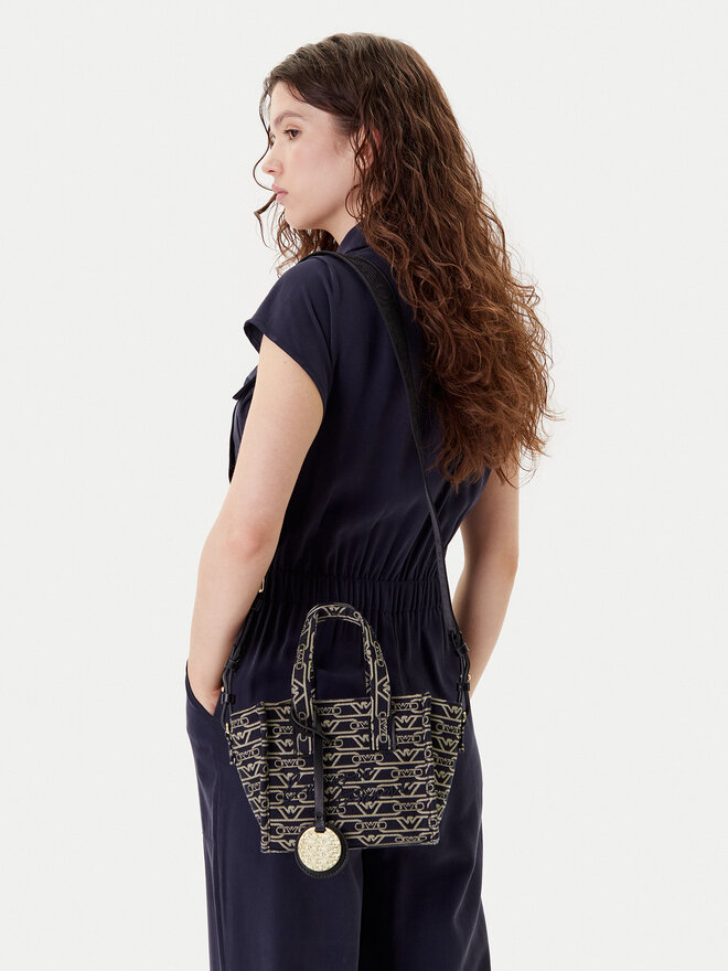 Emporio Armani Ročna torba Emporio Armani EW000371 AF12993 FB237 Mornarsko modra