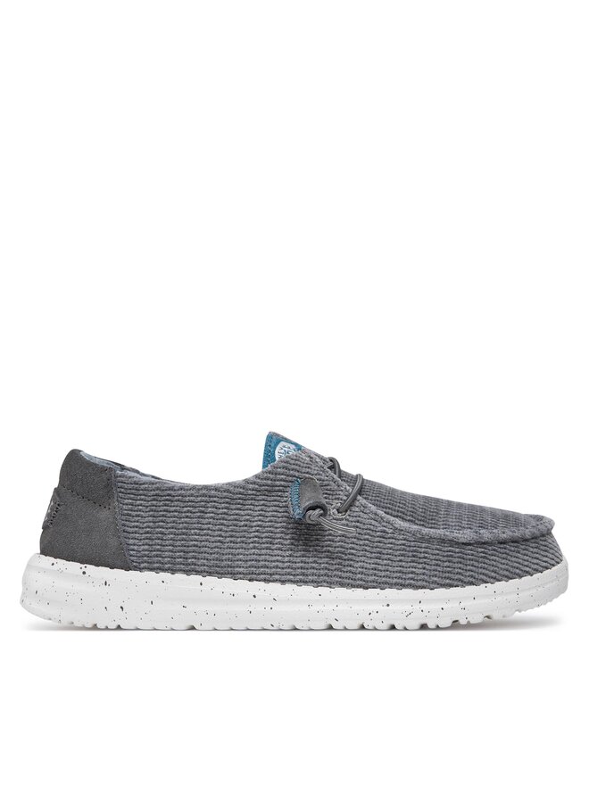 Hey Dude Półbuty Hey Dude Wendy Wave Corduroy 40195-025 Szary