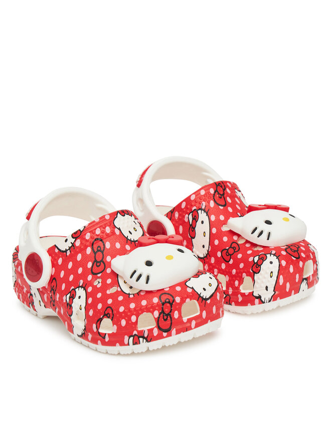 Crocs Klapki Crocs Hello Kitty Red Classic Clog T 210577 Kolorowy