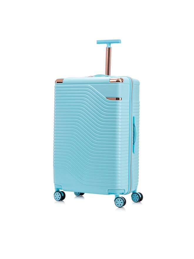 Semi Line Valigia grande Semi Line T5811-5 Celeste