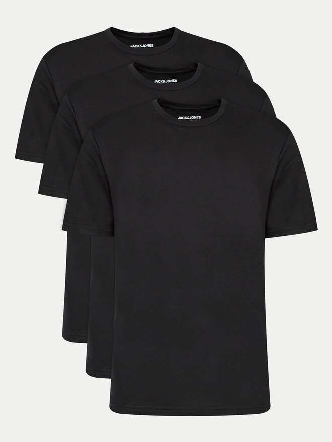 Jack&Jones Jack&Jones 3 db póló Under 12248076 Fekete Standard Fit