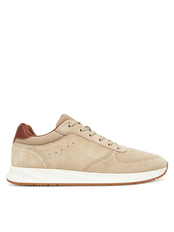 Tommy Hilfiger Sneakersy Tommy Hilfiger Premium Suede Hybrid FM0FM05690 Béžová
