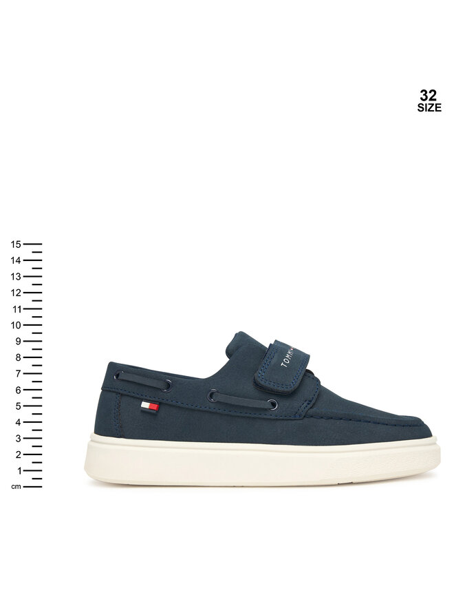 Tommy Hilfiger Halbschuhe Tommy Hilfiger Low Cut Velcro T1B4-34340-0315 S Dunkelblau