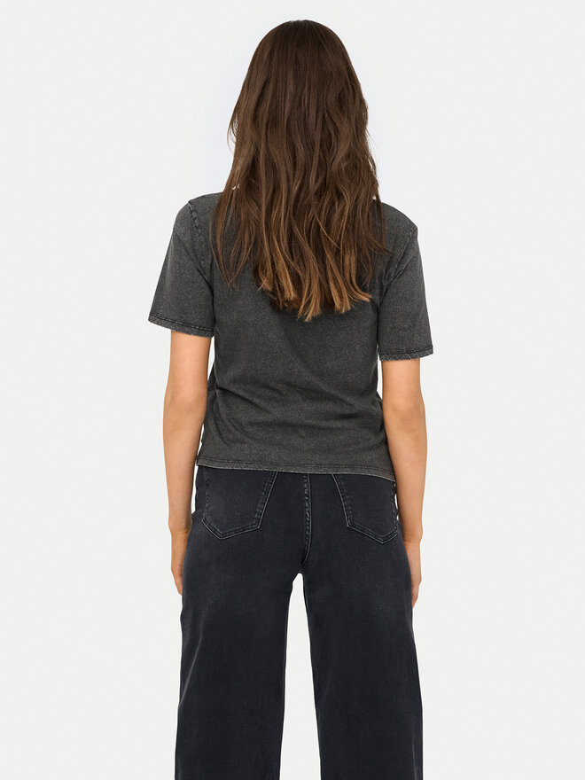 ONLY ONLY Marškinėliai Lucy 15346786 Pilka Regular Fit