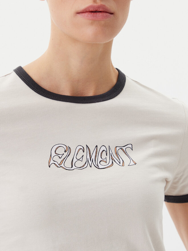 Element Element Camiseta ELJZT00138 Beis Regular Fit