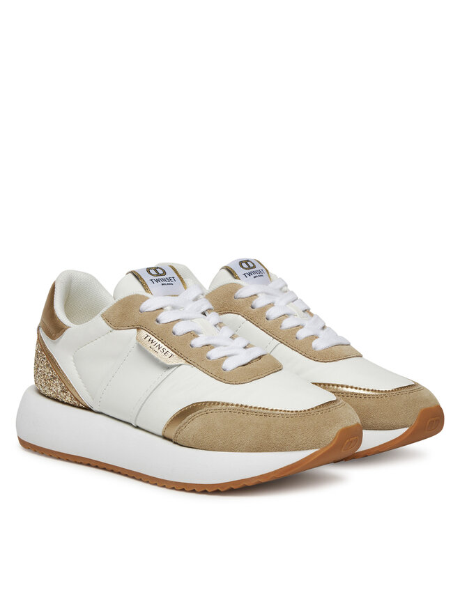TWINSET Snīkeri TWINSET 251TCP022 Balts