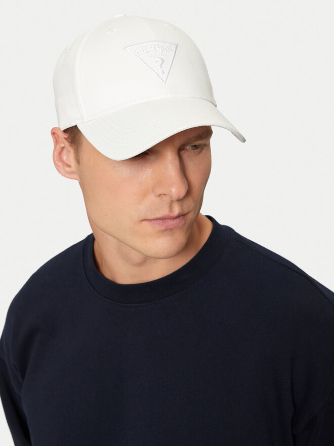 Guess Шапка с козирка Guess Z4YZ00 WFKN0 Бял