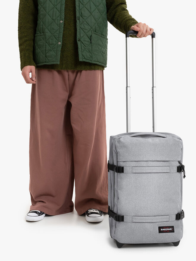Eastpak Самолетен куфар за ръчен багаж Eastpak Transit'r S EK0A5BA73631 Сив