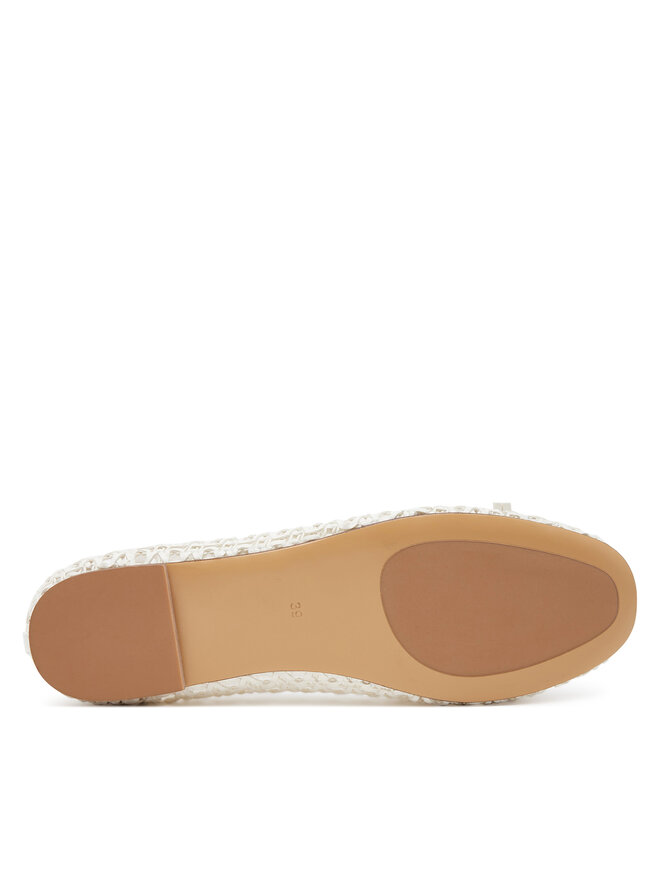 TWINSET Baleriny TWINSET 251TGT030 Biały