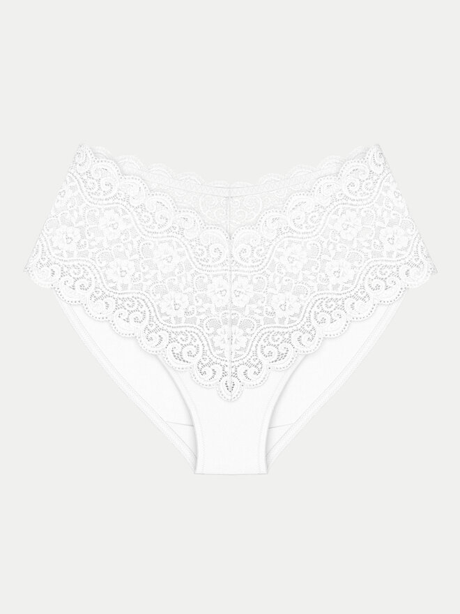 Triumph Triumph Klassischer Damenslip mit hoher Taille Amourette 10210675 Weiß