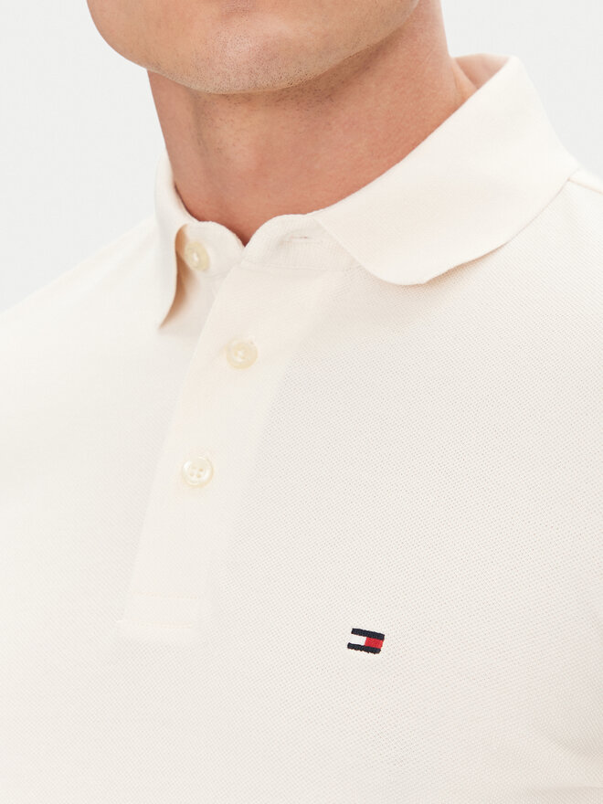 Tommy Hilfiger Tommy Hilfiger Pólóing 1985 MW0MW17771 Bézs Slim Fit