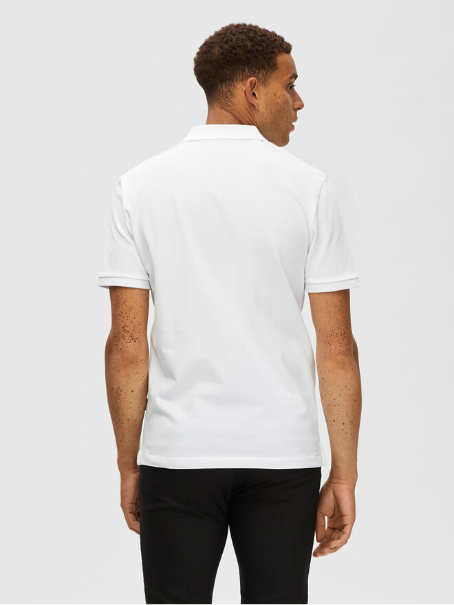 Selected Homme Selected Homme Polo 16087839 Λευκό Regular Fit