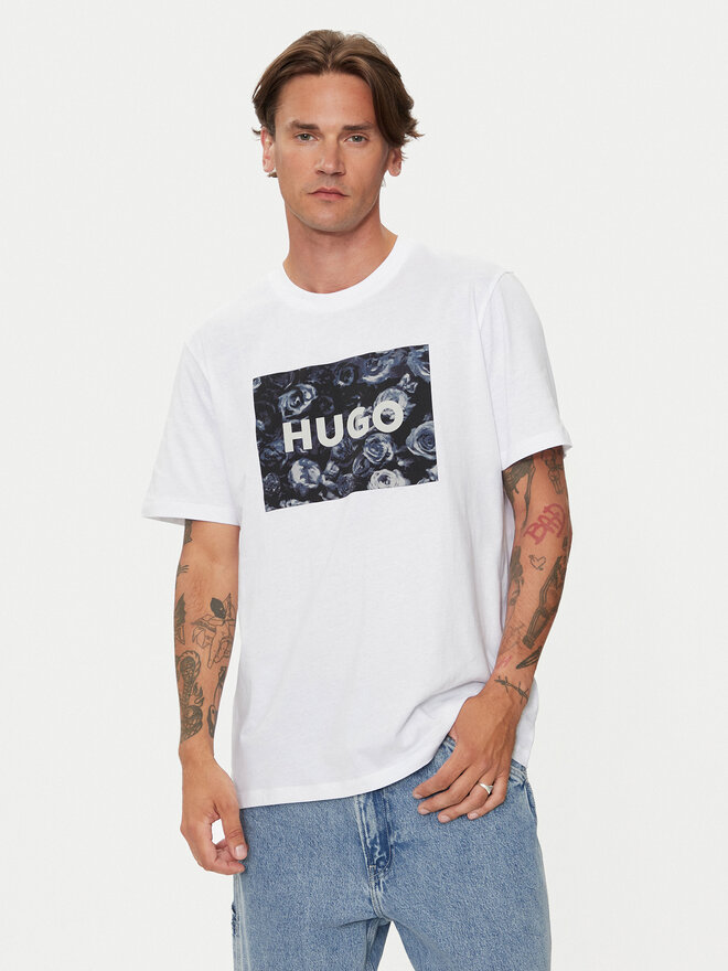 HUGO HUGO Camiseta 50523999 Blanco Regular Fit
