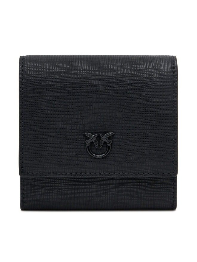 PINKO Mały Portfel Damski PINKO Flap Wallet PE 25 PCPL 104355 A29P Czarny
