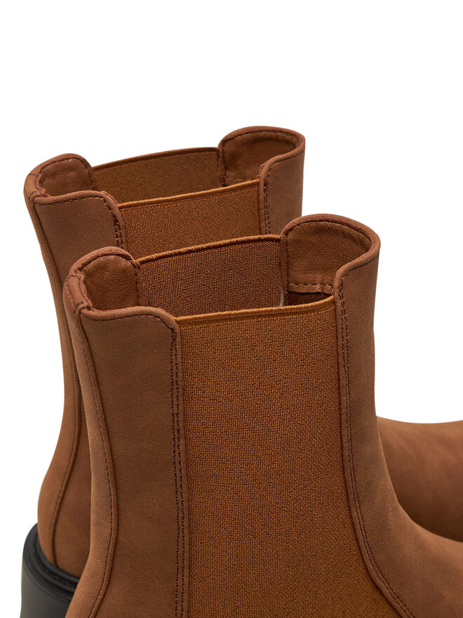 ONLY Shoes Jātnieku stila puszābaki ONLY Shoes Onlbetty 15274563 Brūns