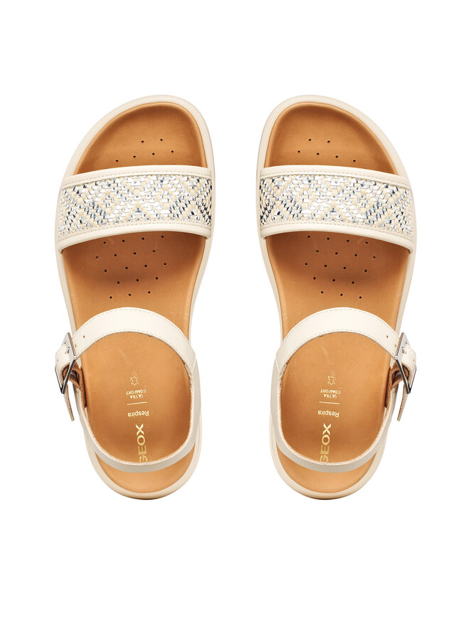 Geox Sandalen Geox D Xand 2.1S D65SZC 09B11 C1122 Écru