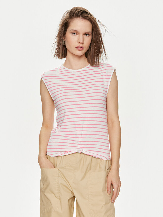 United Colors Of Benetton United Colors Of Benetton Marškinėliai 3NRAD107J Rožinė Regular Fit