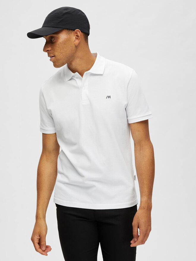 Selected Homme Selected Homme Poloshirt 16087839 Weiß Regular Fit