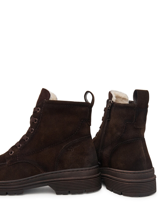 Tamaris Schnürschuhe Tamaris 1-26247-47 Dunkelbraun