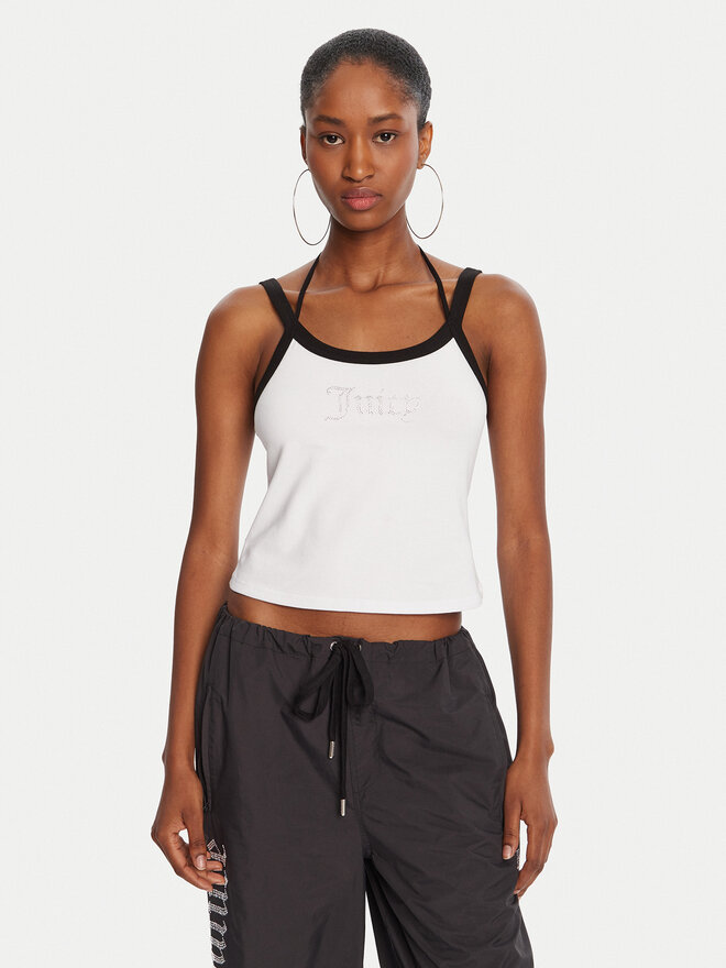 Juicy Couture Juicy Couture Top Amira JCWCT225302 Blanco Slim Fit