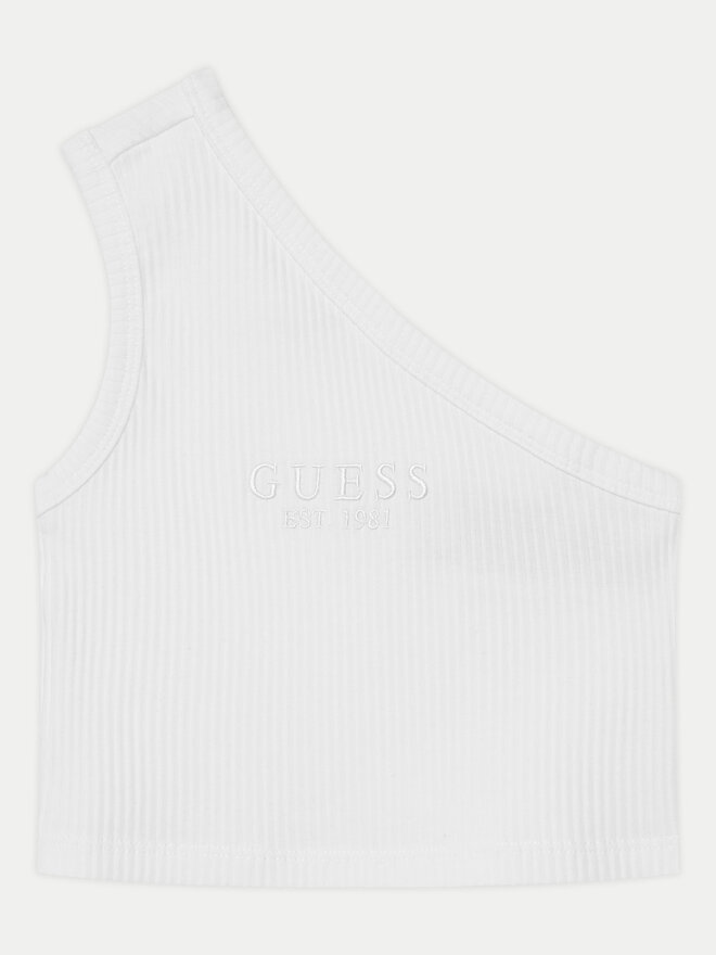 Guess Guess Τοπ J5GI27 KCSK4 Λευκό Slim Fit