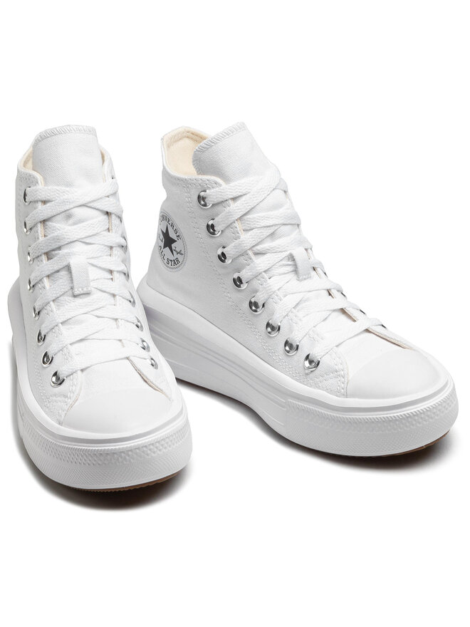 Converse Sneakers aus Stoff Converse Chuck Taylor All Star Move Platform 568498C Weiß