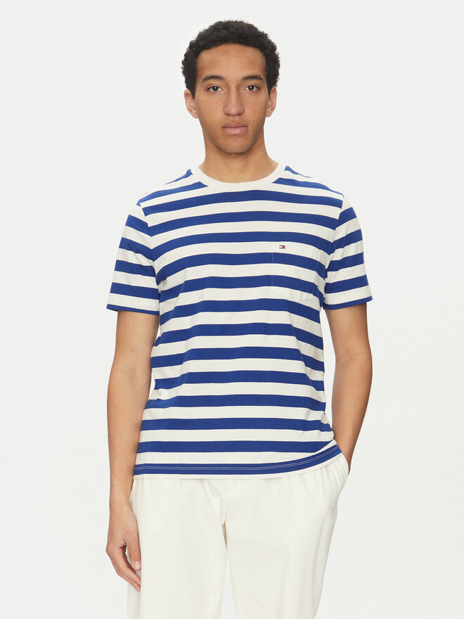 Tommy Hilfiger Tommy Hilfiger Marškinėliai Essential MW0MW37283 Mėlyna Regular Fit