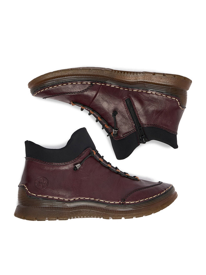 Rieker Schnürschuhe Rieker CEO-53650-30 Dunkelrot