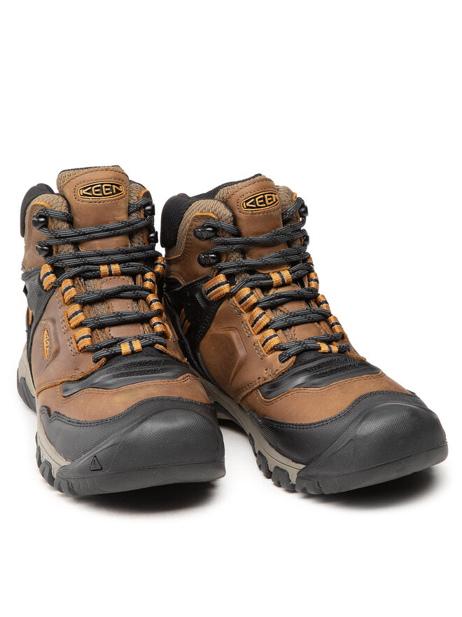 Keen Παπούτσια πεζοπορίας Keen Ridge Flex Mid Wp M 1025666 Καφέ
