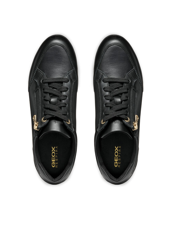 Sneakers Geox D Myria D4668D 08502 C9999 Noir chaussures