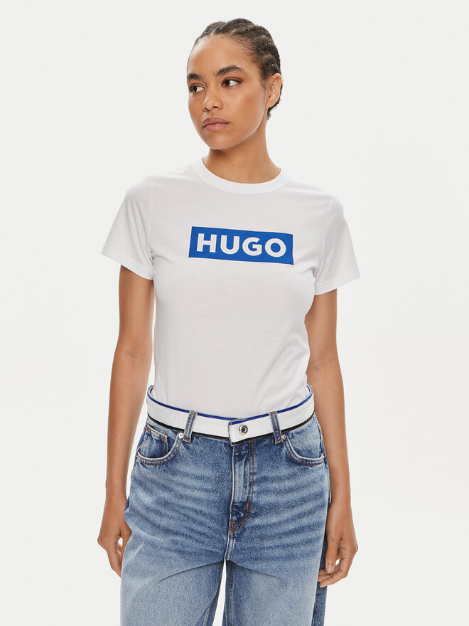 HUGO Hugo Футболка Classic 50510772 Білий Regular Fit
