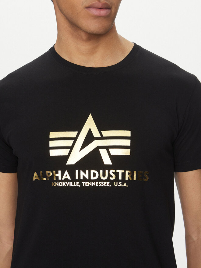Alpha Industries Alpha Industries T-Shirt Basic 100501 Μαύρο Regular Fit