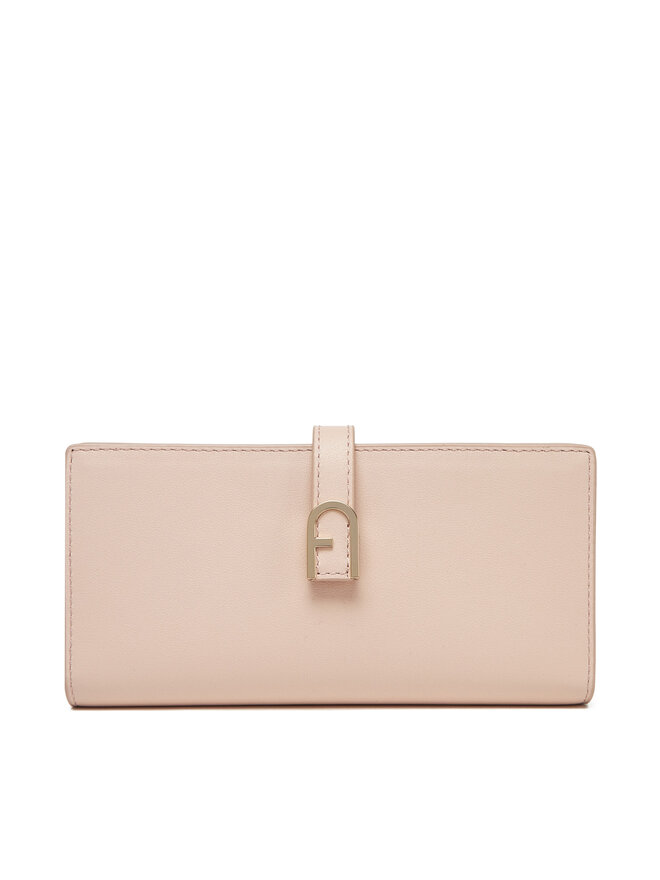 Furla Cartera grande para mujer Furla Flow Continental Bifold WP00402 BX2045 0496S Rosa