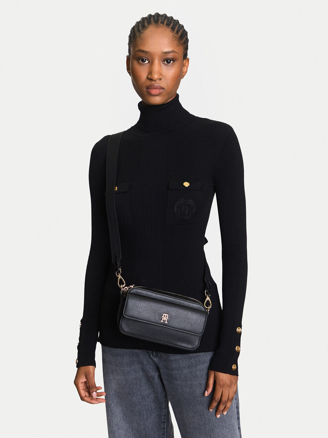 Tommy Hilfiger Τσάντα Tommy Hilfiger DISTINCT CAMERA BAG AW0AW17455 Μαύρο
