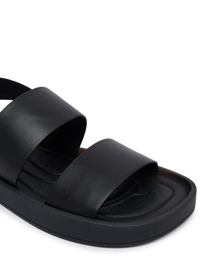 Calvin Klein Sandalen Calvin Klein Webbing Back Strap HM0HM02095 Schwarz