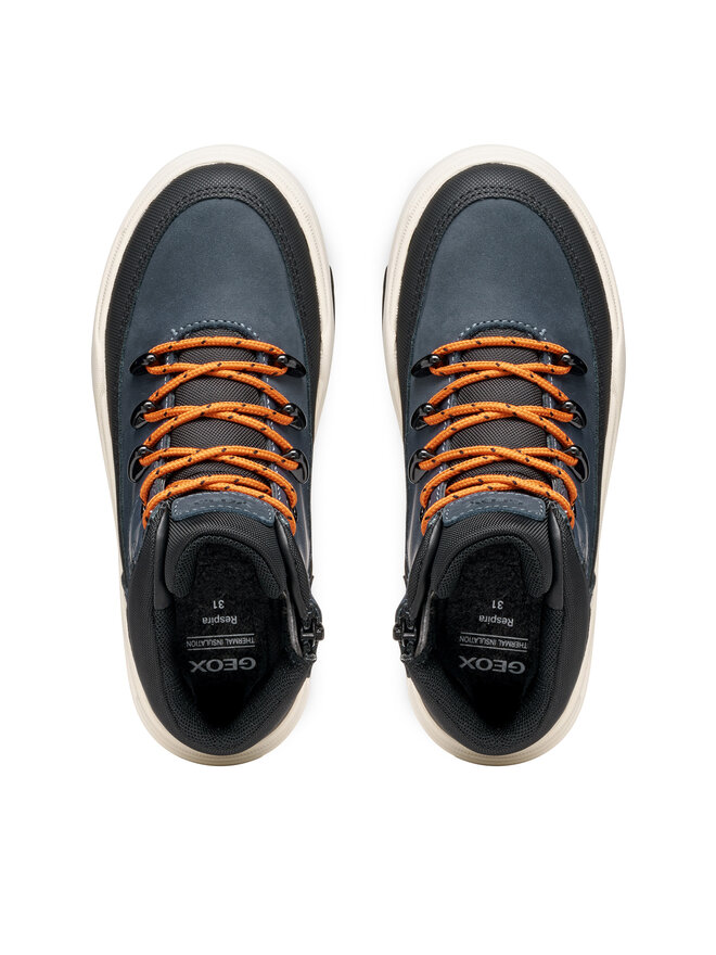 Geox Schnürschuhe Geox J Bunshee B Abx J56FMA 0ME32 C4008 S Dunkelblau
