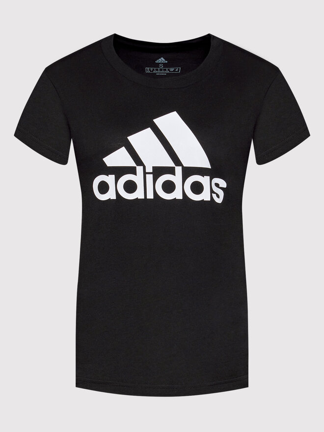 adidas adidas Marškinėliai Essentials Logo GL0722 Juoda Regular Fit