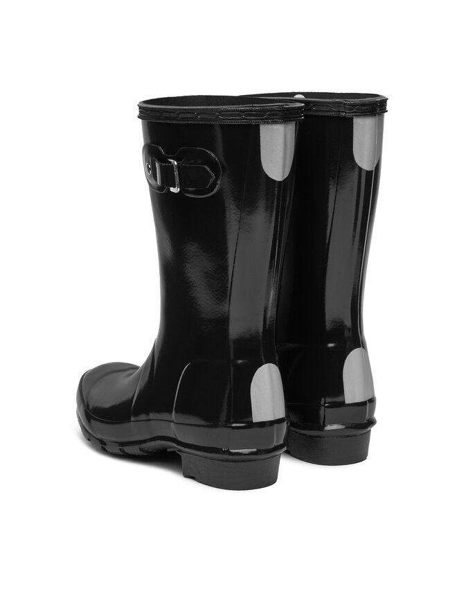 Hunter Гумени ботуши Hunter Orginal Kids Gloss JFT6000RGL Черен