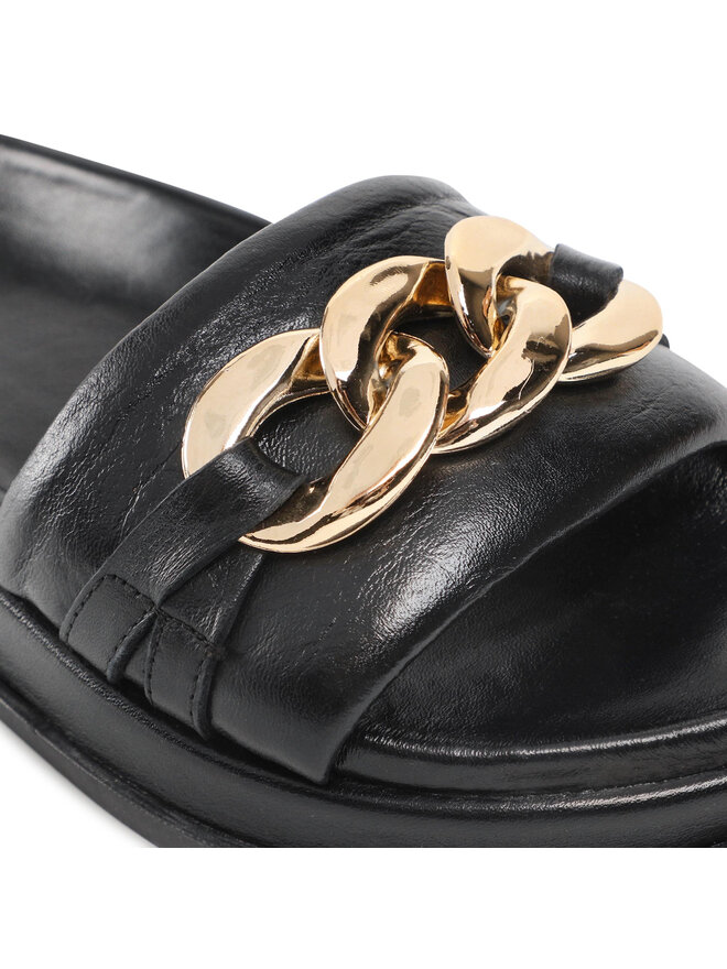 Dune London Şlapi Dune London Leon 484 0079510780002 Negru