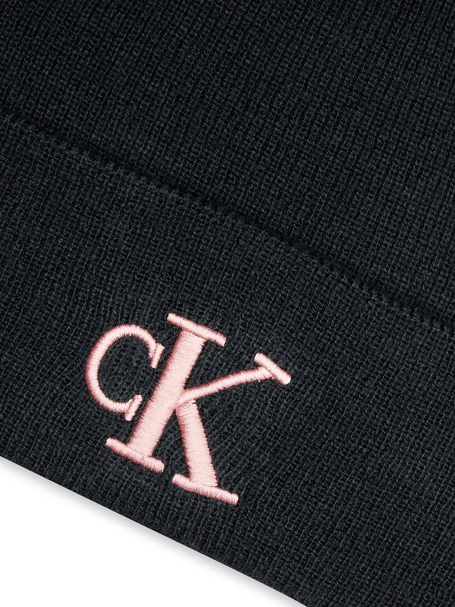 Calvin Klein Sapka Calvin Klein Monogram Embro K60K612319 Fekete