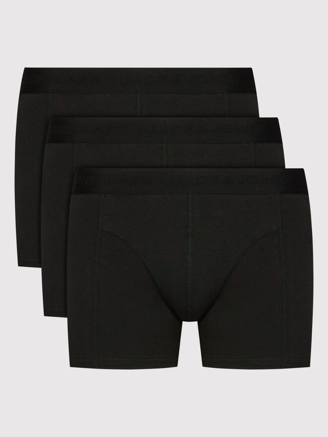 Jack&Jones Jack&Jones 3 darab boxer Waistband 12127816 Fekete